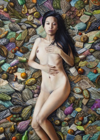 Englberth Miloš, Zrození Venuše, olej na desce, 160 x 115 cm, 2015, 88 000 Kč